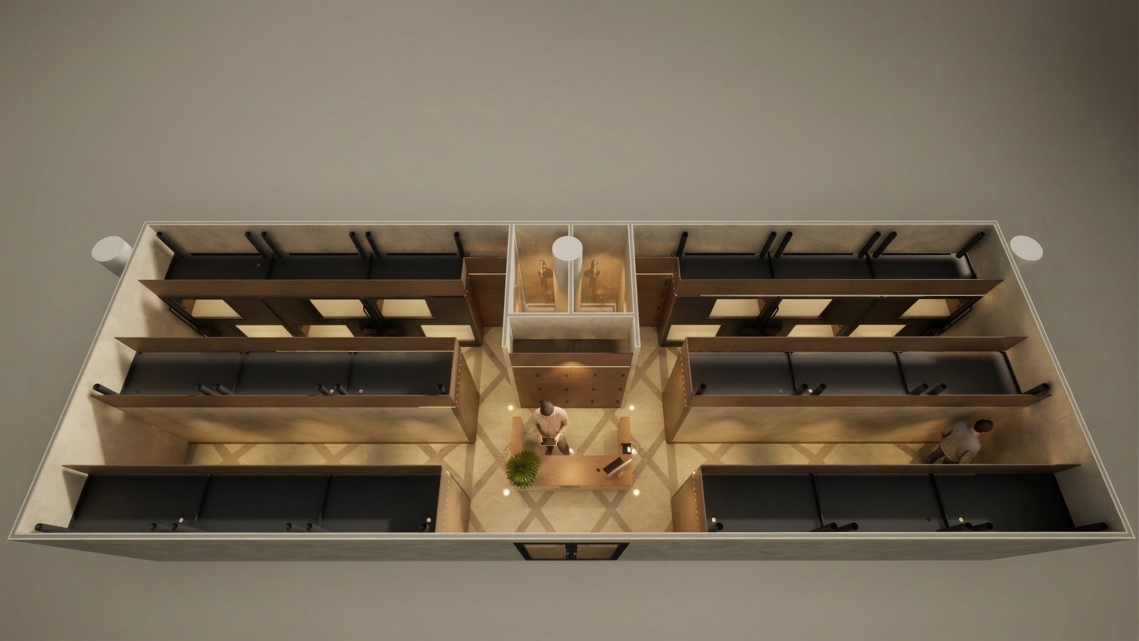 Hubotel modular floor plan